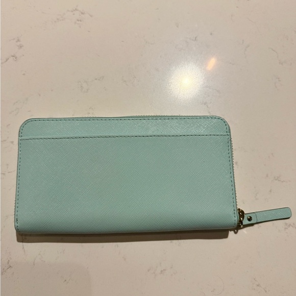 Kate Spade Eggshell Blue Zip Wallet - Picture 3 of 10